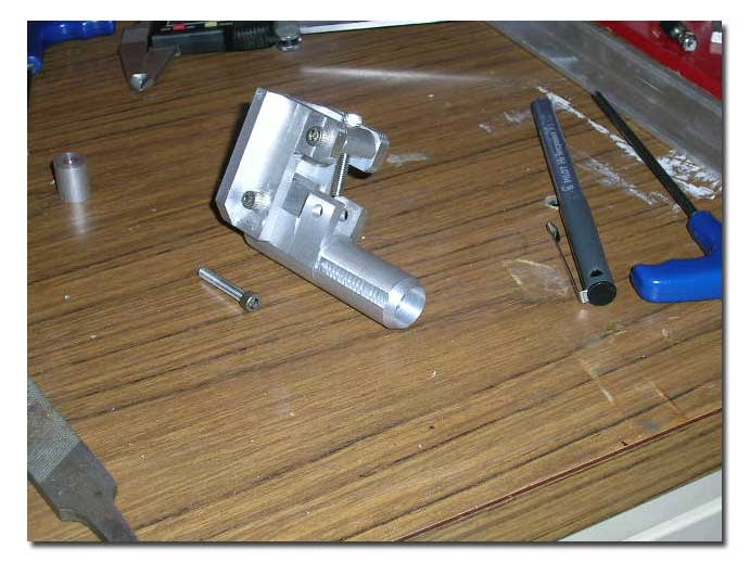 Test fit of top linkage.